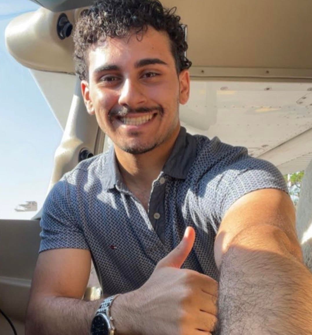 Hassan Alnajjar, founder of PanoPros, holding a drone controller